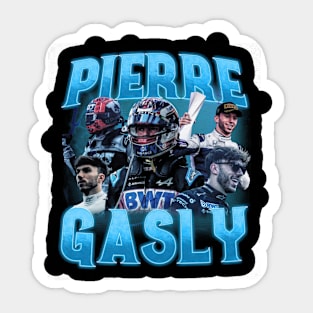 Pierre Gasly Collage Sticker